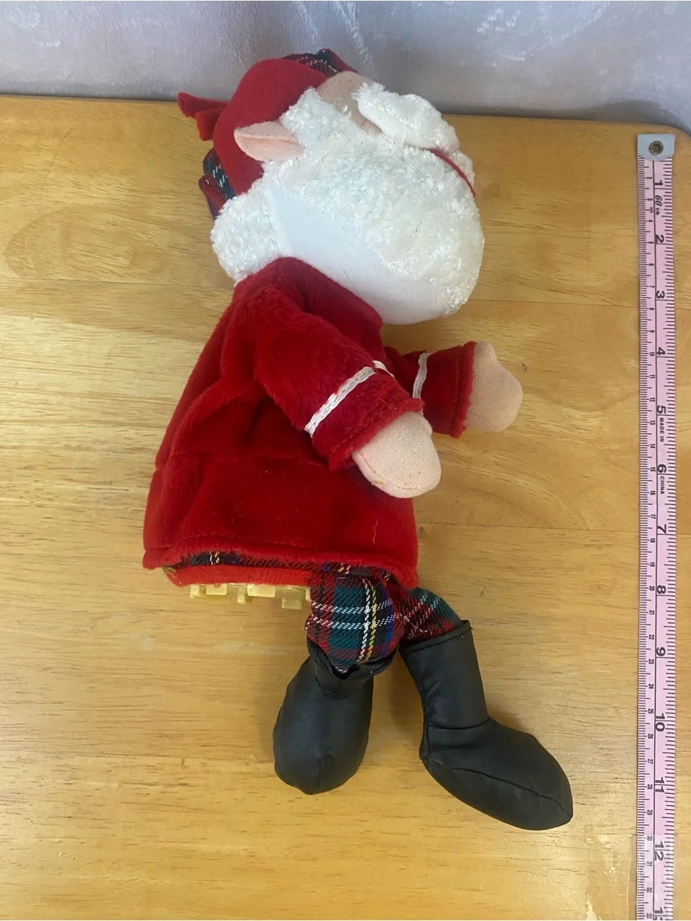 Gemmy Animated Rudolph the Red-Nosed Reindeer Dancing Santa Claus Plush